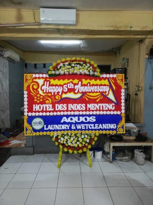 Papan Bunga di Masjid Agung Banjarmasin